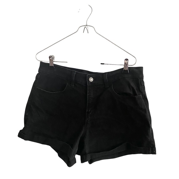 Old Navy black jean shorts size 12 - Picture 1 of 5